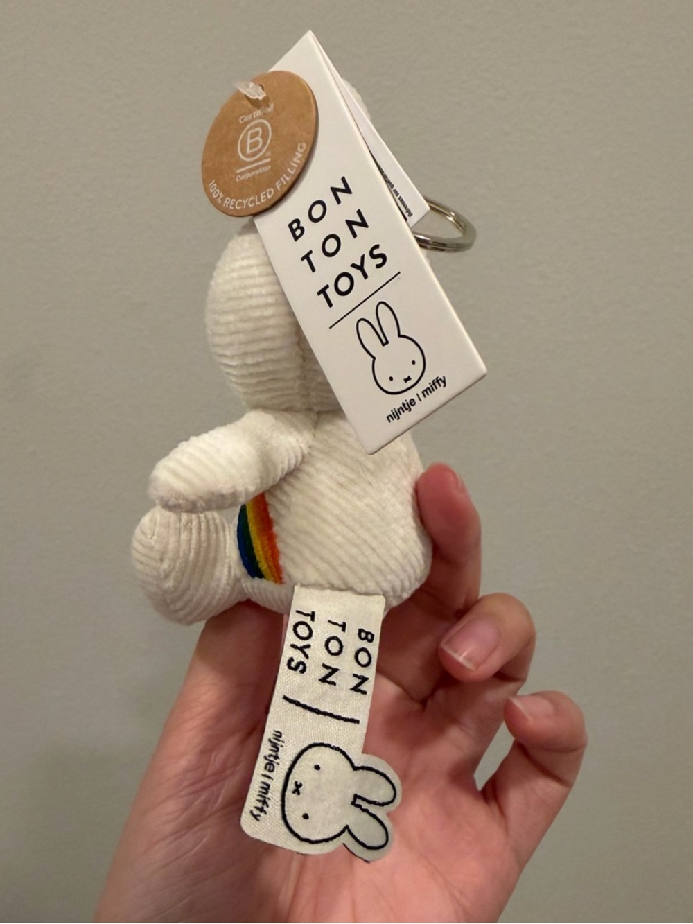 Bon bon toys MIFFY - Charms Miffy Rainbow keychain - Picture 2 of 2